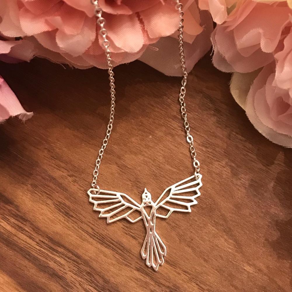 Harry Potter Rising Phoenix Necklace - Picture 2 of 8